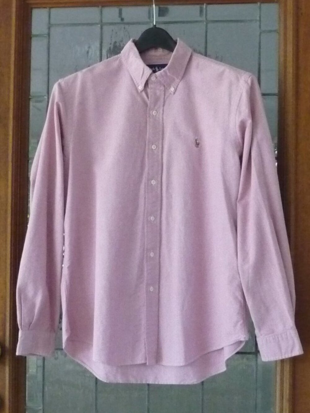 Ralph Lauren Pink Button Down Shirt large